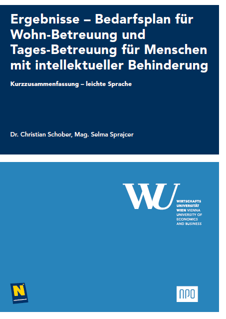 Ergebnisse – Bedarfsplan für Wohn-Betreuung und Tages-Betreuung für Menschen mit intellektueller Behinderung