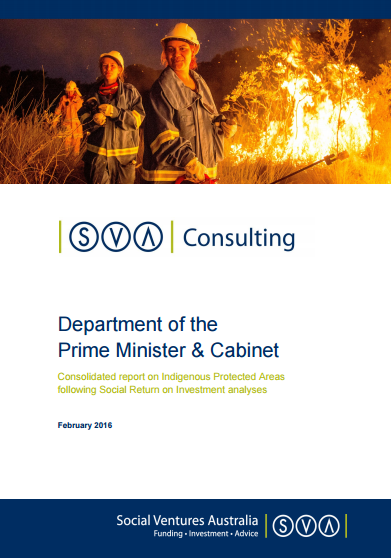 Consolidated report on Indigenous Protected Areas following Social Return on Investment analyses