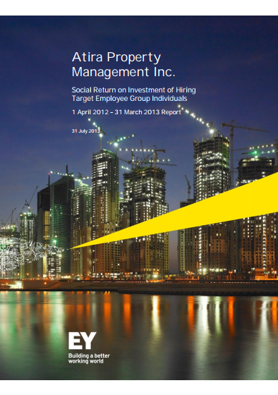 Atira Property Management Inc. Social Return on Investment of Hiring Target Employee Group Individuals