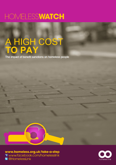 A high cost to pay: The impact of benefit sanctions on homeless people