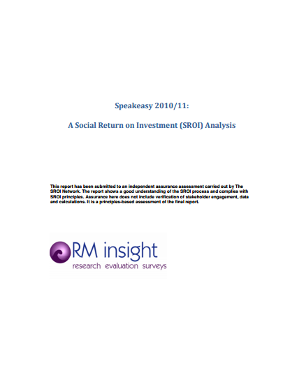 Speakeasy SROI