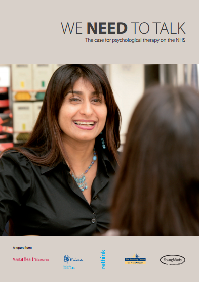 We Need To Talk: the case for psychological therapy on the NHS