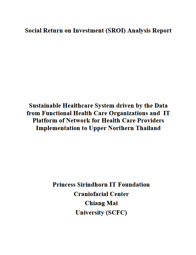 Sustainable Healthcare System Driven by the Data from Functional Health Care Organizations and IT Platform of Network for Health Care Providers Implementation to Upper Northern Thailand