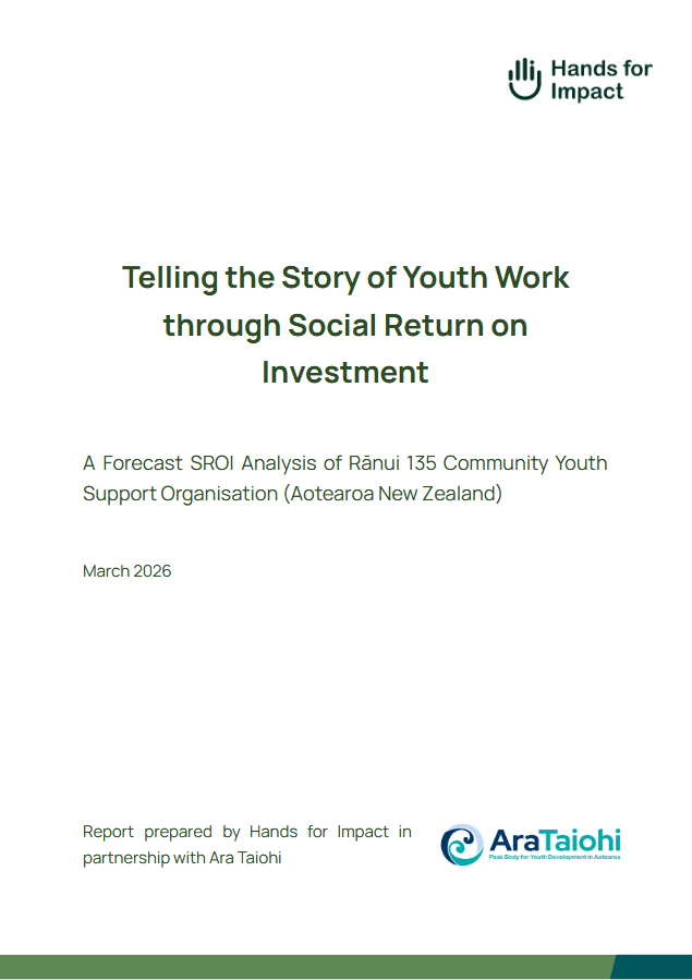 Telling the Story of Youth Work through Social Return on Investment – A Forecast SROI Analysis of Rānui 135 Community Youth Support Organisation (Aotearoa New Zealand)